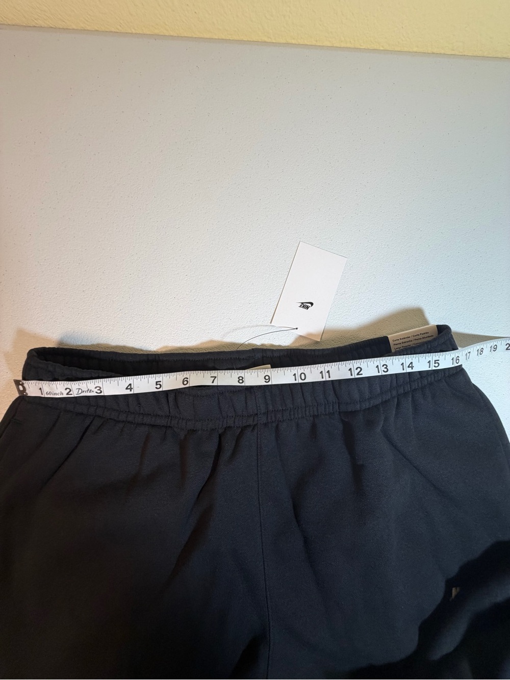 Nike Men’s Black Fleece Jogger Sweatpants NWT Size XL White Nike Embroidered 🔥 - Picture 13 of 16